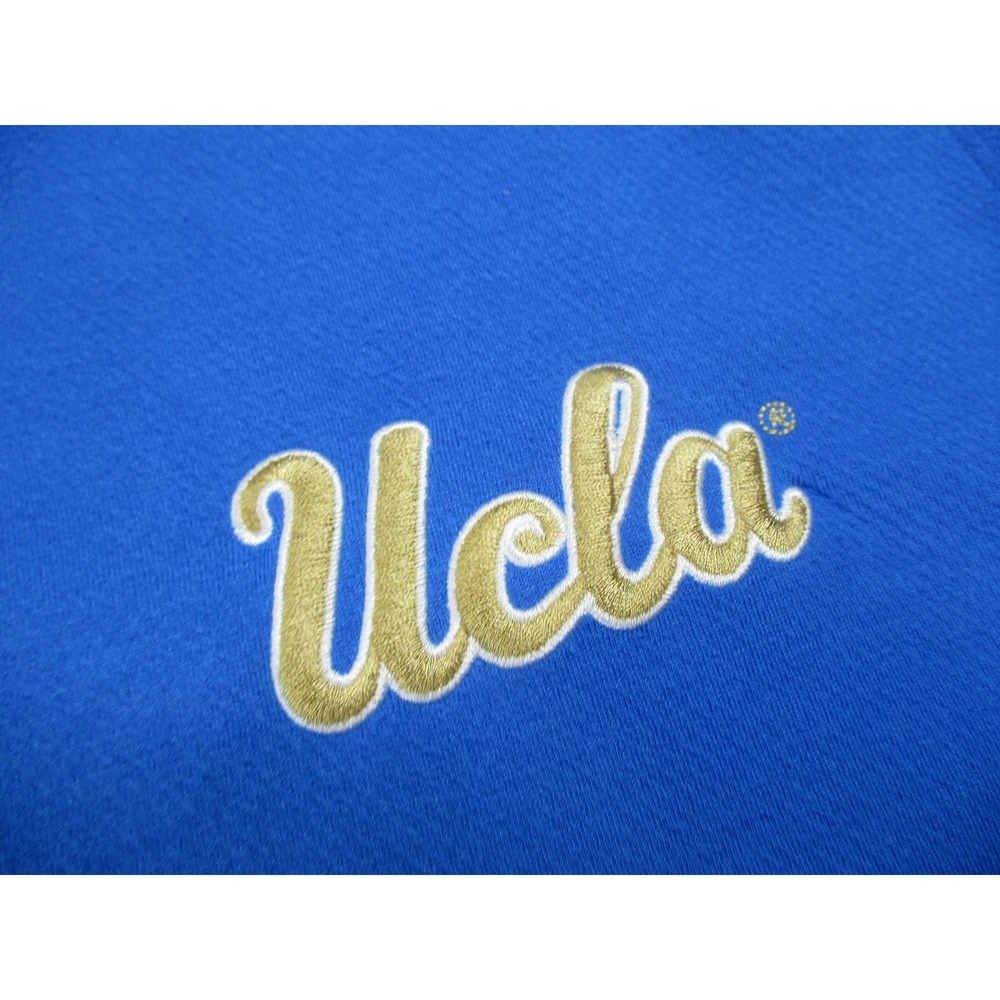 UCLA Bruins Sweatshirt Mens XL Blue NCAA Team Issued Air Jordan 1/4 Zip Pullover - Picture 5 of 13